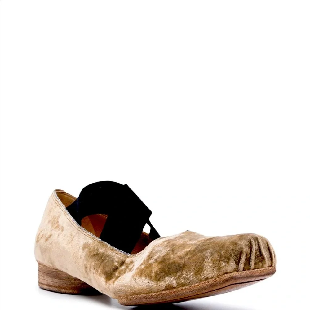 Uma Wang velvet cross strap ballerinas EU39 NWT - Picture 3 of 14
